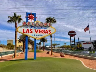 Famous Las Vegas welcome sign