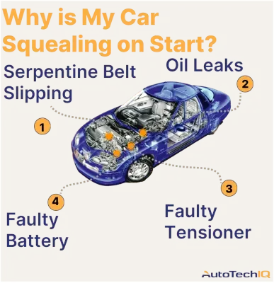 Why is my Car Squealing When I Turn it on?