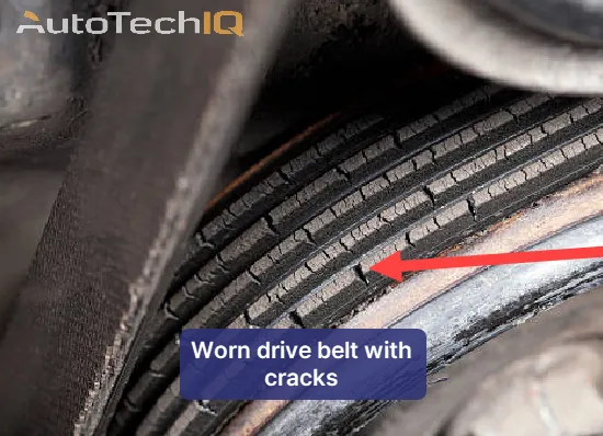 Drive belt cracking hotsell