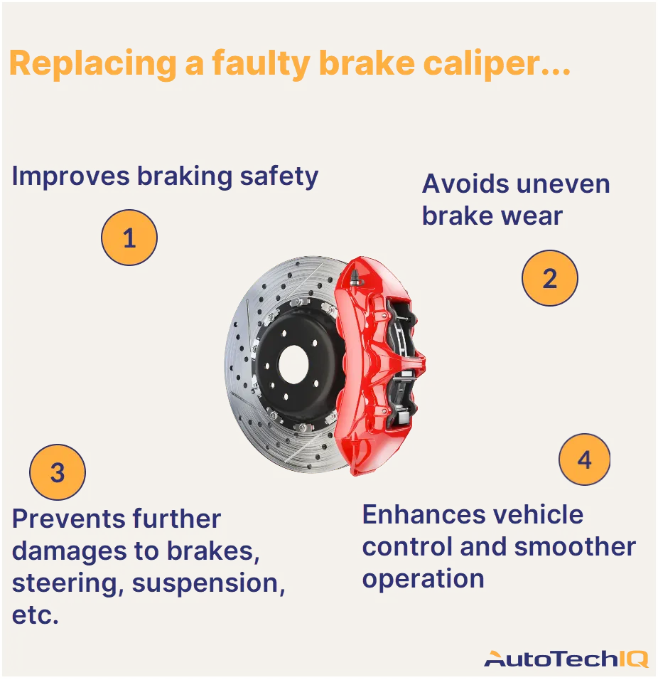 Brake caliper replacement