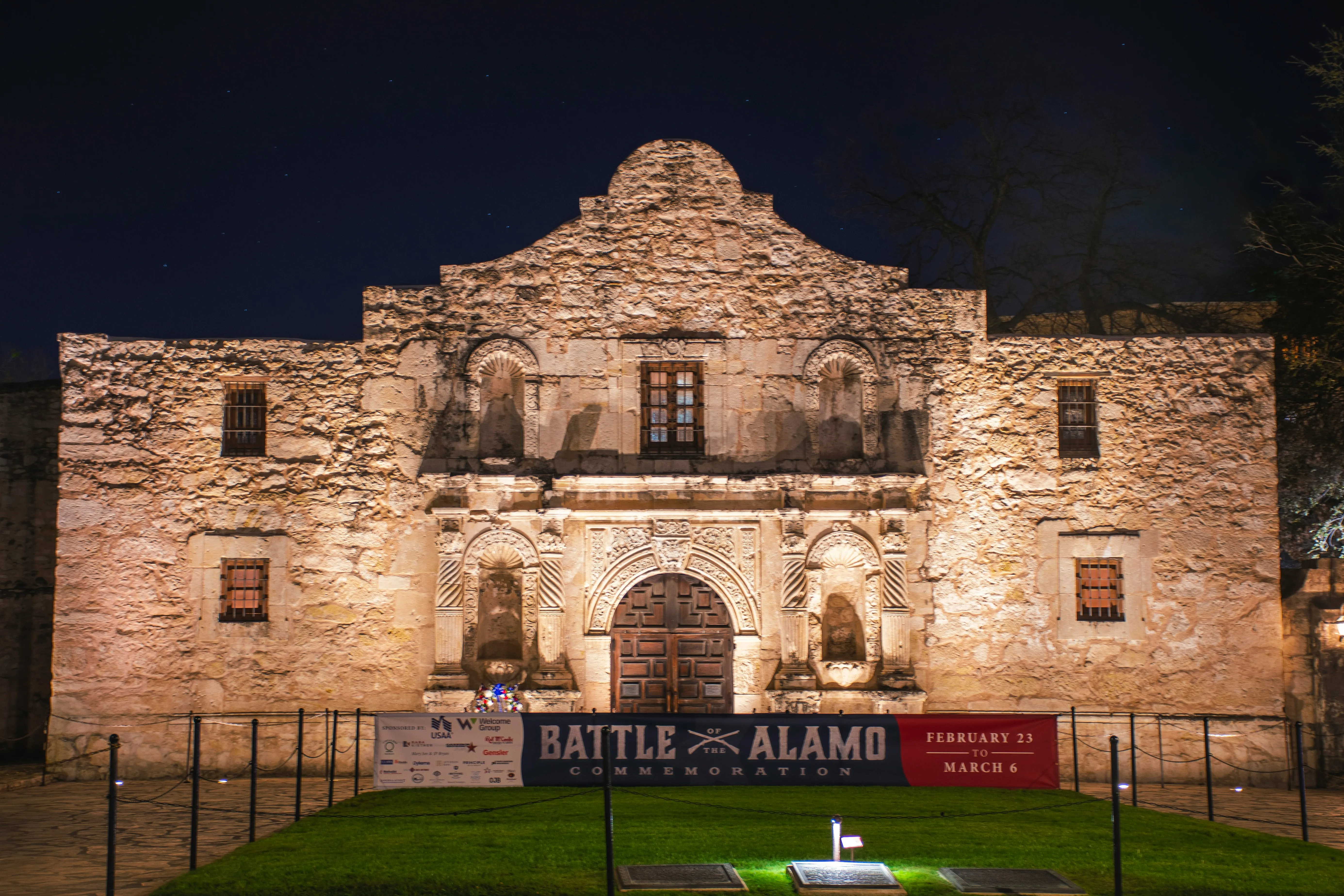 Mission in San Antonio Texas referencing the Battle of the Alamo