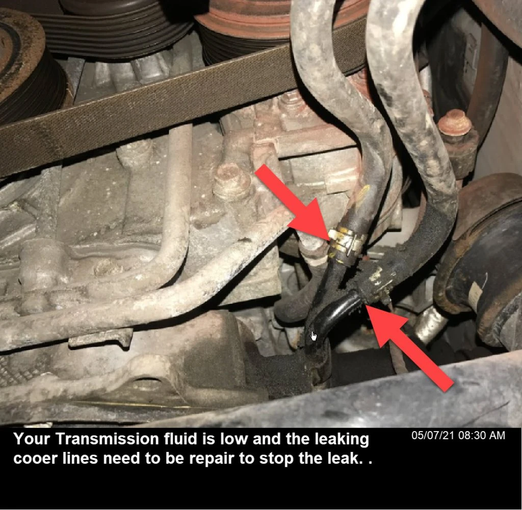 Low transmission fluid and overheating