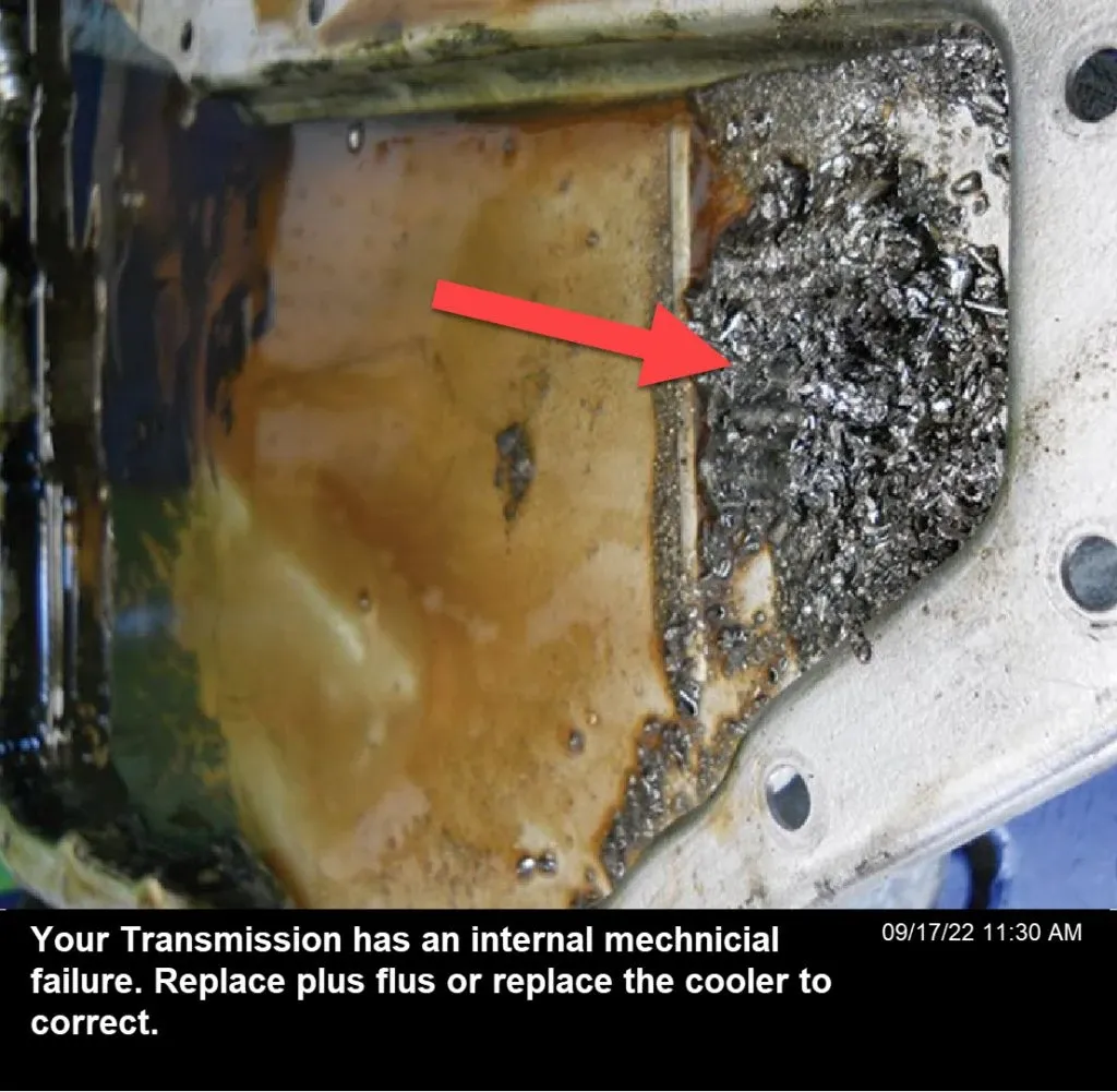 Internal transmission failure