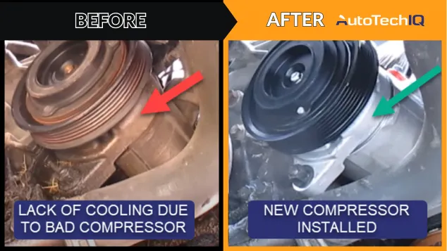 AC compressor replacement