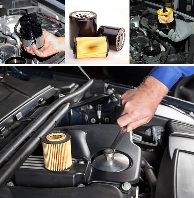 Oil filter service information about the need