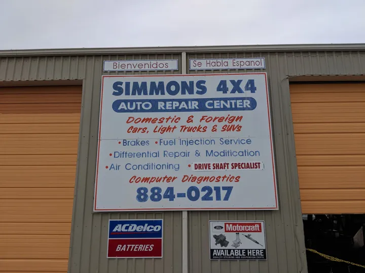 Simmons 4X4 Automotive Repair Center