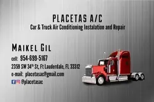 PLACETAS A/C Cars And Semi Trucks air conditioning repairs