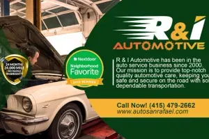 R & I Automotive Repair - Auto Repair Shop in San Rafael